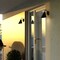 Vaxcel Hanson Steel 1 Light LED Matte Black and White Contemporary Dark Sky In/Outdoor Wall Sconce T0740 - alternate 6